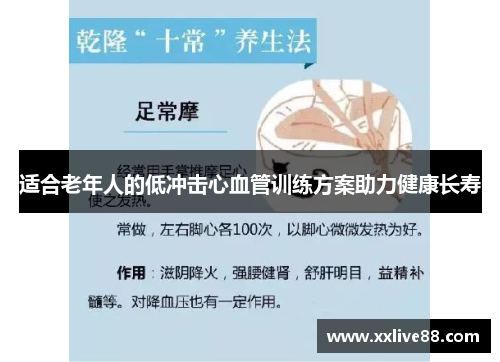 适合老年人的低冲击心血管训练方案助力健康长寿